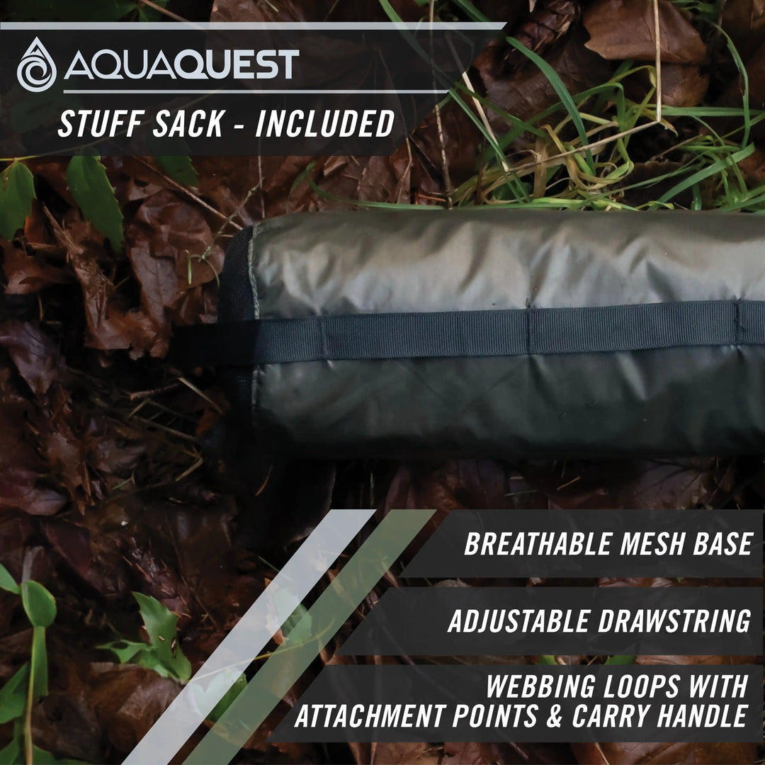 Safari Lightweight Tarp Camping Tarp   AquaQuest Waterproof