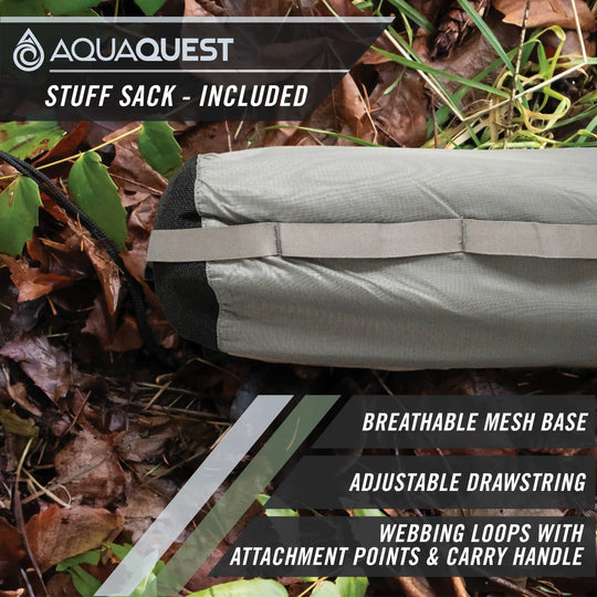 Safari Lightweight Tarp Camping Tarp   AquaQuest Waterproof